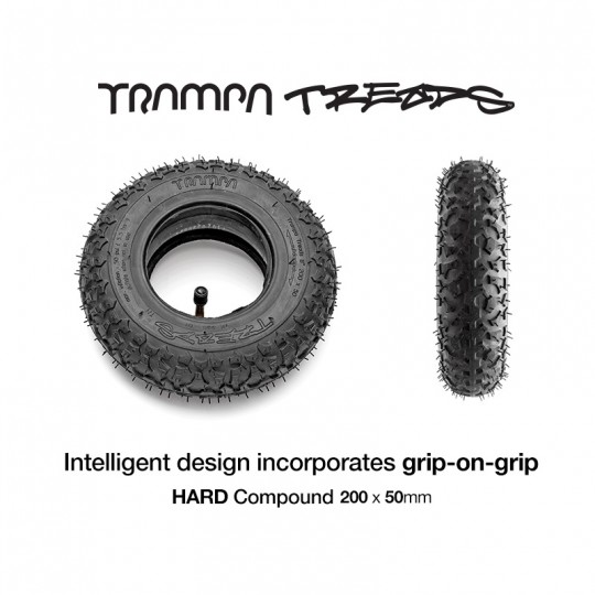 Комплект покрышек Trampa Treads HARD compound 8", 200х50мм
