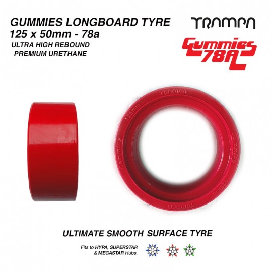 Комплект шин Trampa GUMMIES Tyres 52x125мм