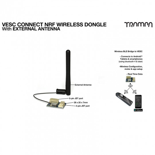 Trampa Bluetooth модуль беспроводной связи с VESC, внешняя антенна