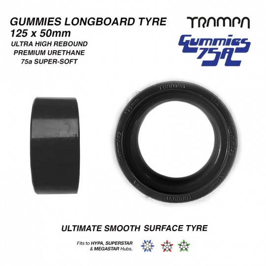 Комплект шин Trampa GUMMIES Tyres 52x125мм
