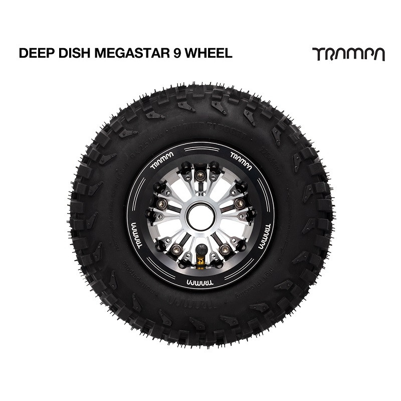 Комплект колес 9 дюймов Trampa MEGASTAR DEEP DISH с шинами Primo Striker