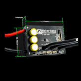 Контроллер, регулятор скорости Makerbase MKSESC84100HP 84V 100A Single ESC на основе VESC