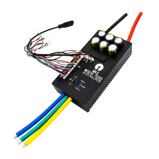 Контроллер, регулятор скорости Makerbase MKSESC 75200 V2 84V 200A Single ESC на основе VESC