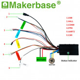 Контроллер, регулятор скорости Makerbase MKSESC 75100 75V 100A Single ESC на основе VESC